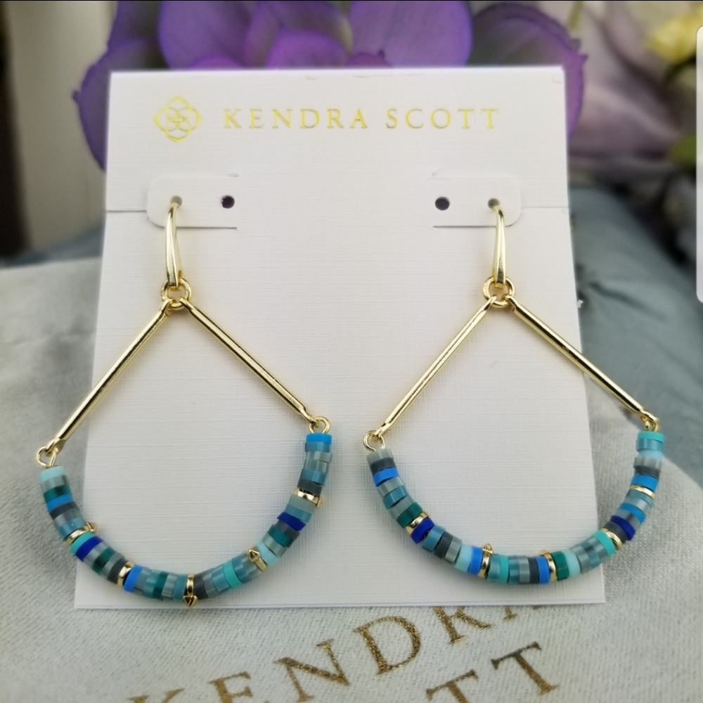 Kendra Scott, Reece, Sea Green, Earrings
